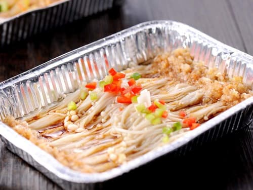 仙桃锡纸烤金针菇